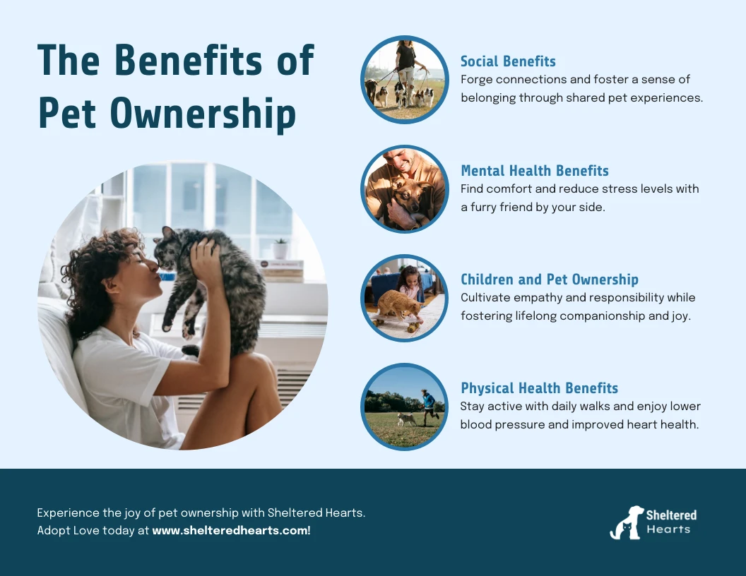 The Benefits Of Pet Ownership Infographic Venngage