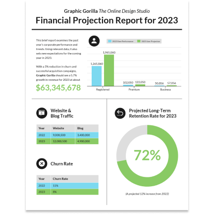 Finacial report template