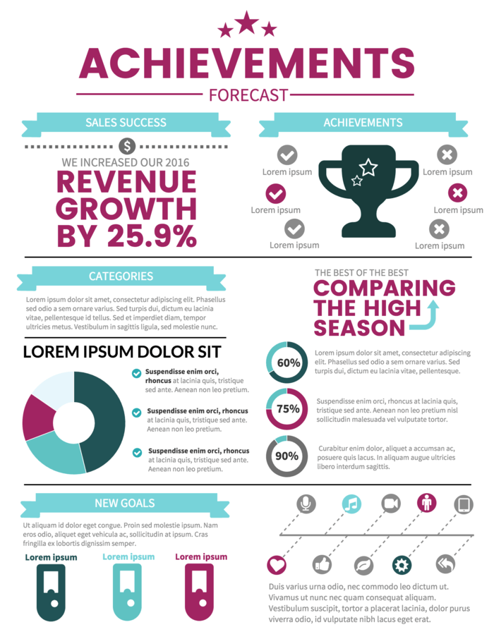 statistical infographic template