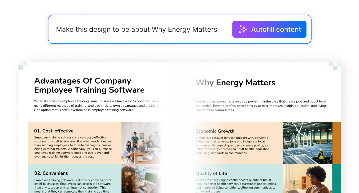 AI Content Auto-Fill AI Content Auto-Fill