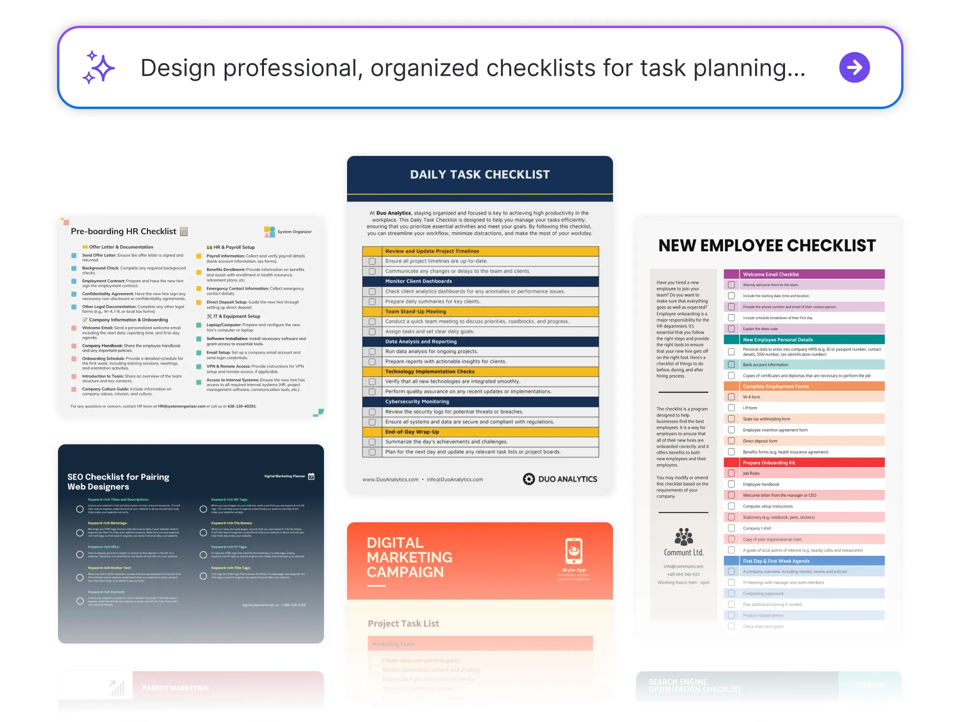 Brand kit in editor SVG