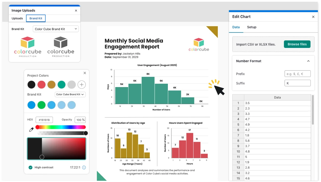 Crea tu histograma online con Venngage