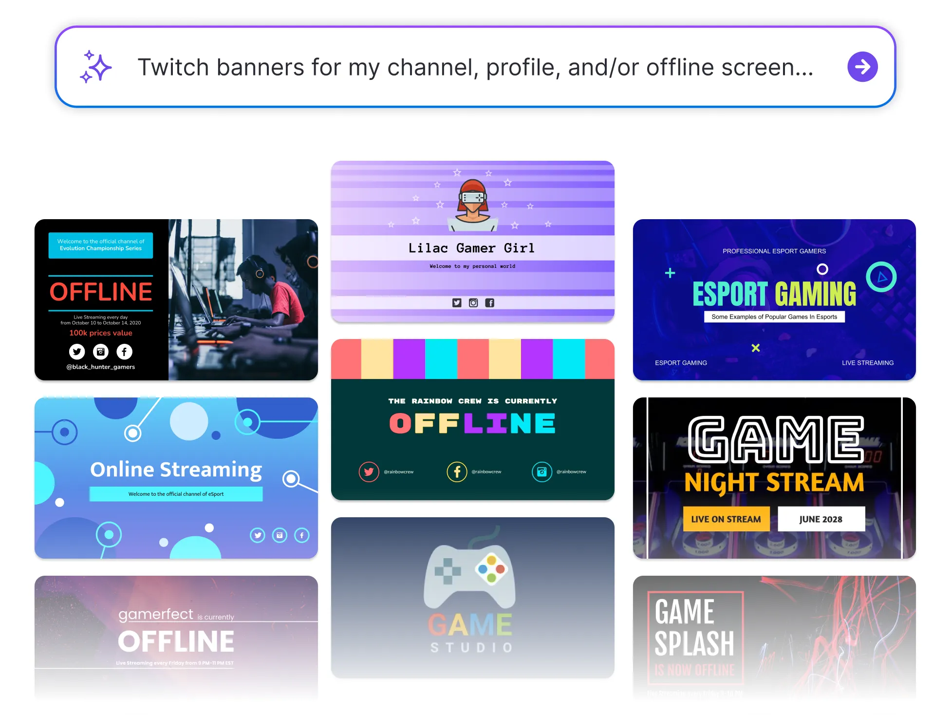 Brand kit in editor SVG