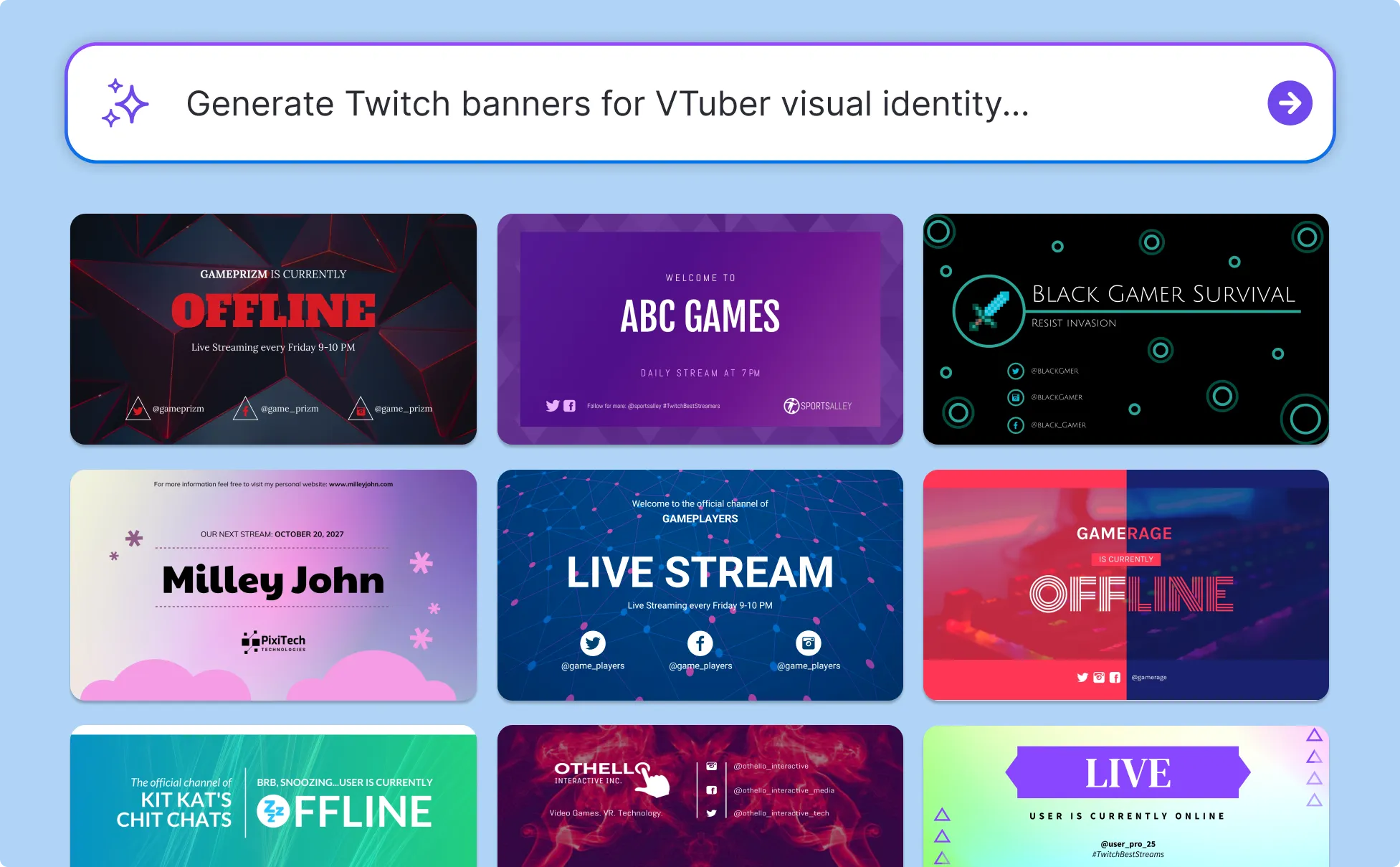 Brand kit in editor SVG