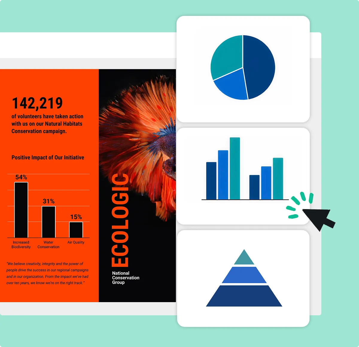 Use Charts, Graphs and Maps to Make Your Brochure Stand Out