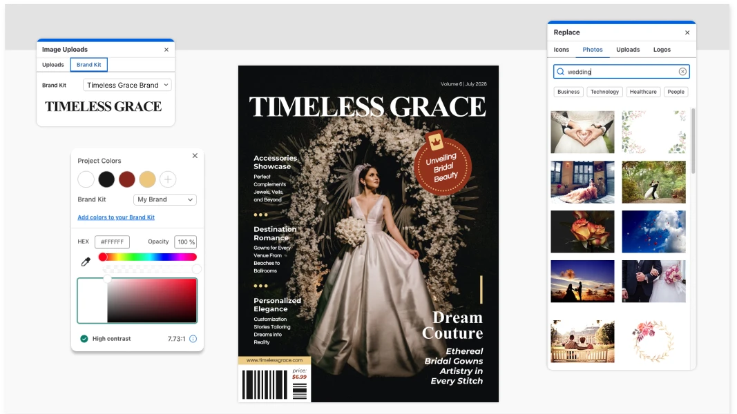 Venngage Criador de capas de revistas online