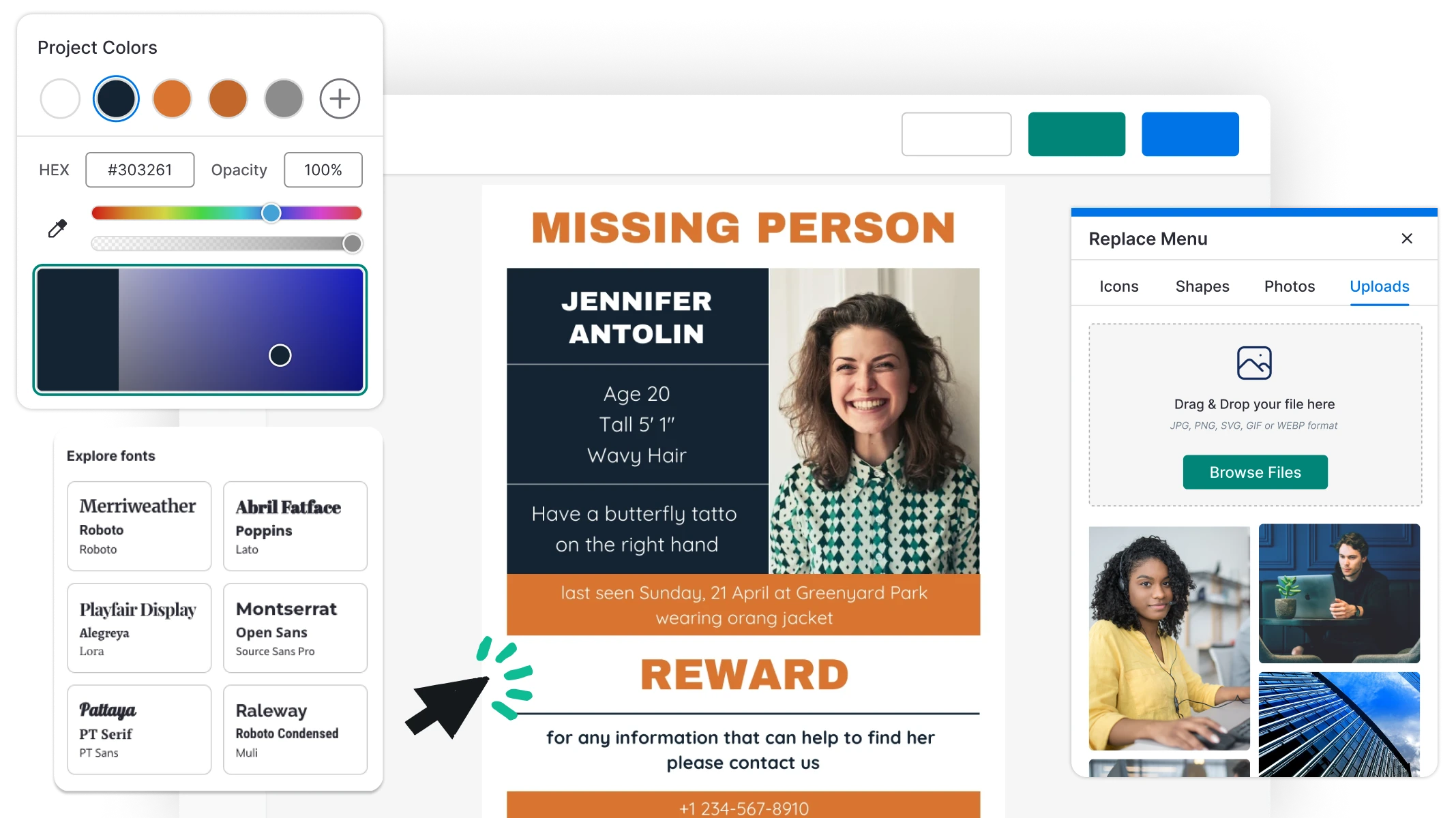 Free Online Missing Persons Poster Maker