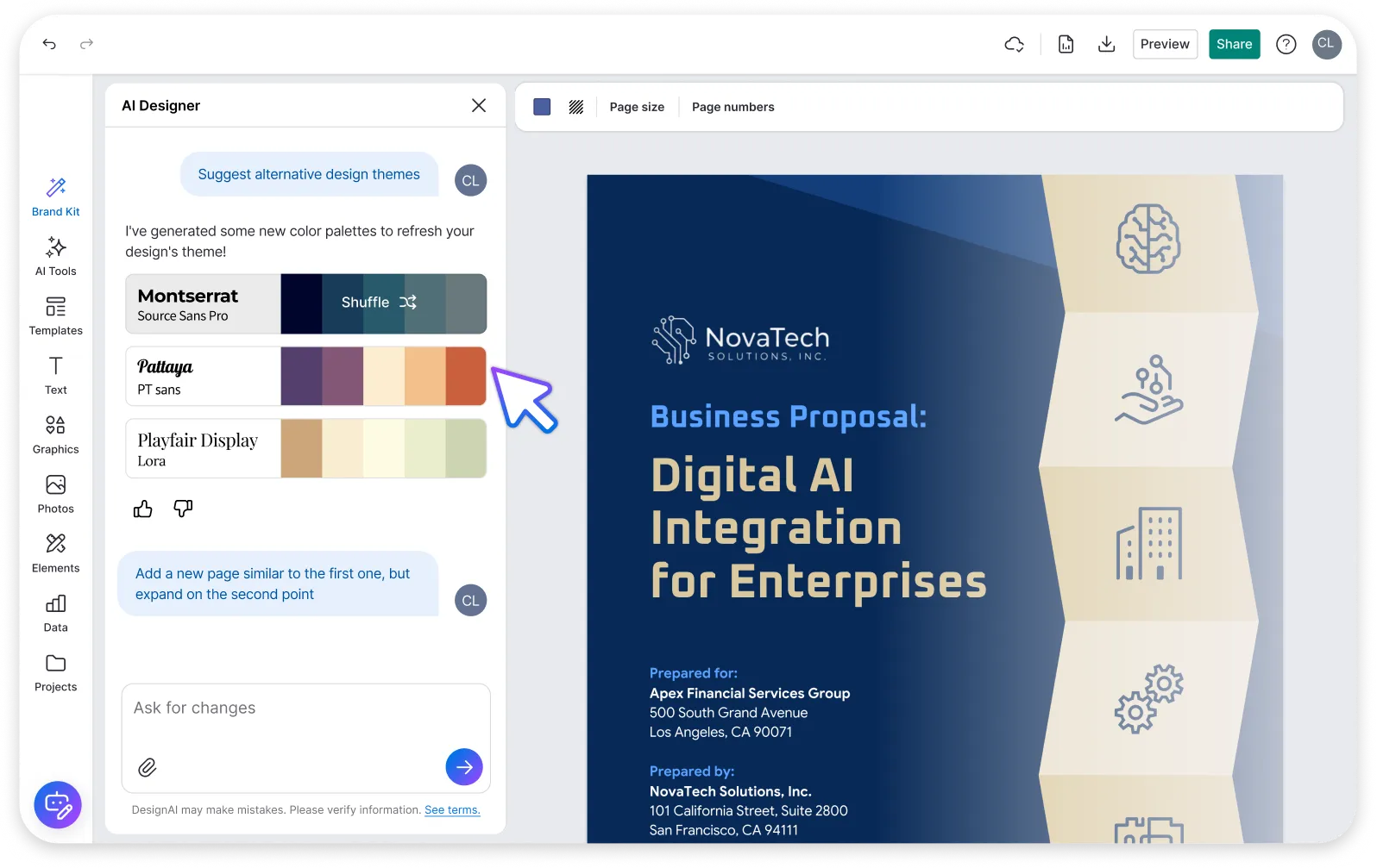 Online Proposal Maker