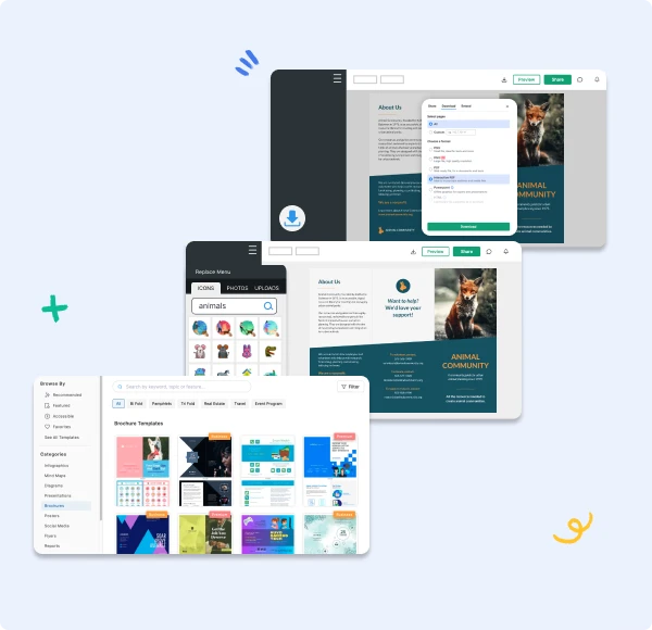 Comment créer une brochure en ligne avec Venngage