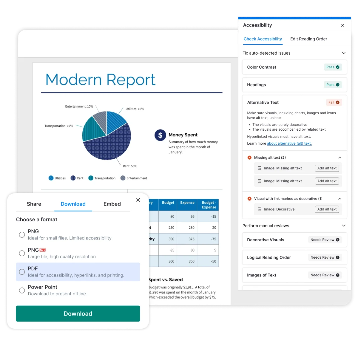 Create Accessible PDFs with Automatic Compliance Checks