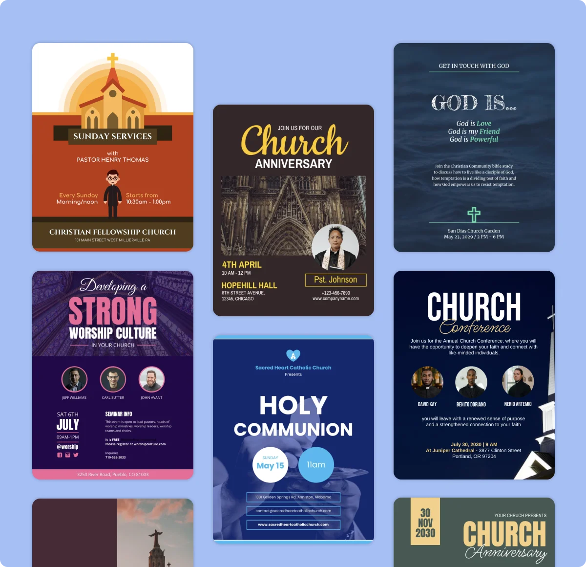 Design stunning church flyers without the hassle