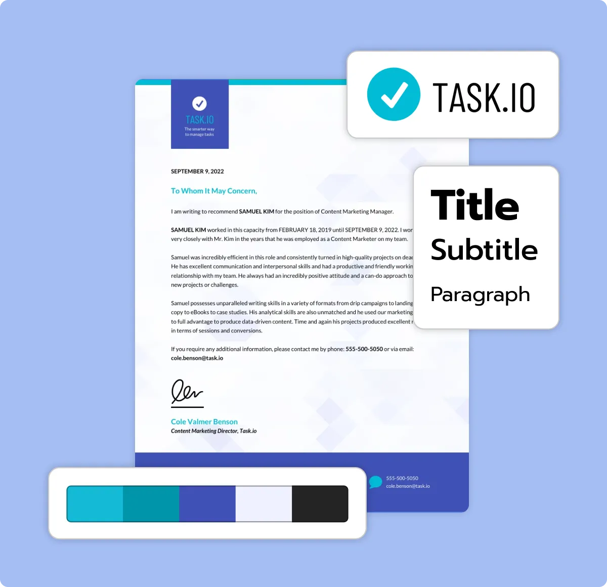 Effortlessly Create Professional Letterheads with Venngage