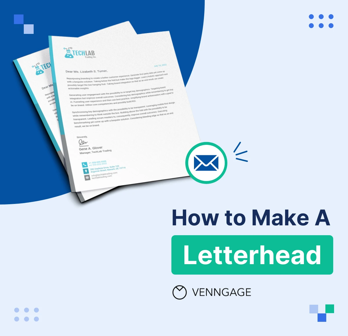 Effortlessly Create Professional Letterheads with Venngage