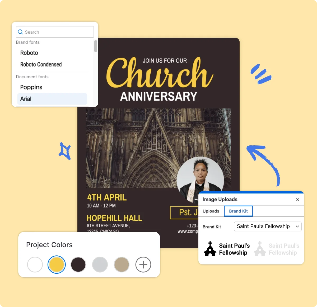 Customize church flyers for all purposes 