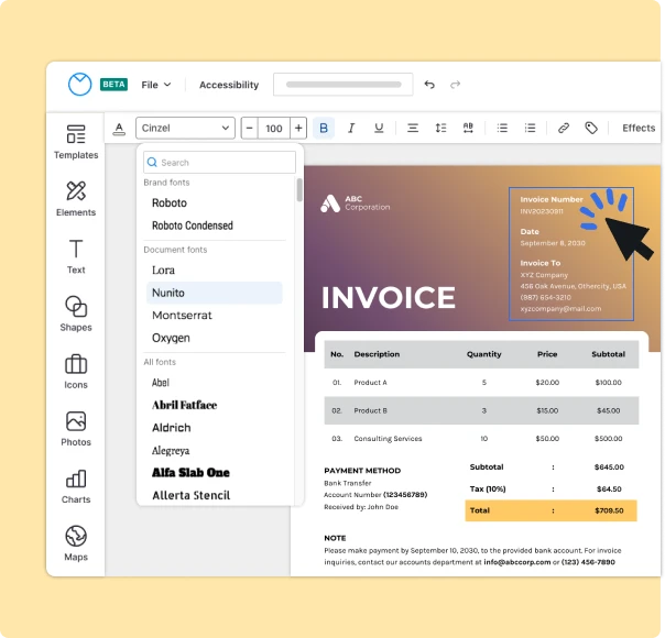 An Invoice Maker Designed for Easy Use by Everyone