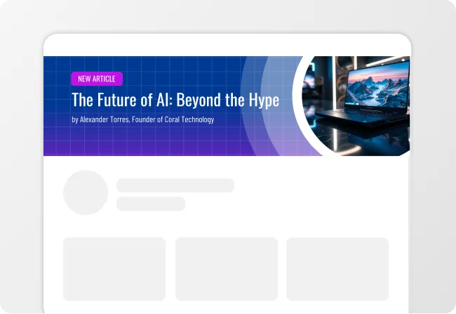 LinkedIn Banner Generator