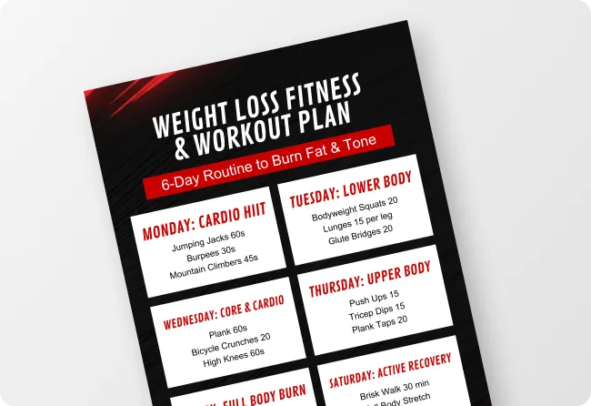 Workout Plan Generator