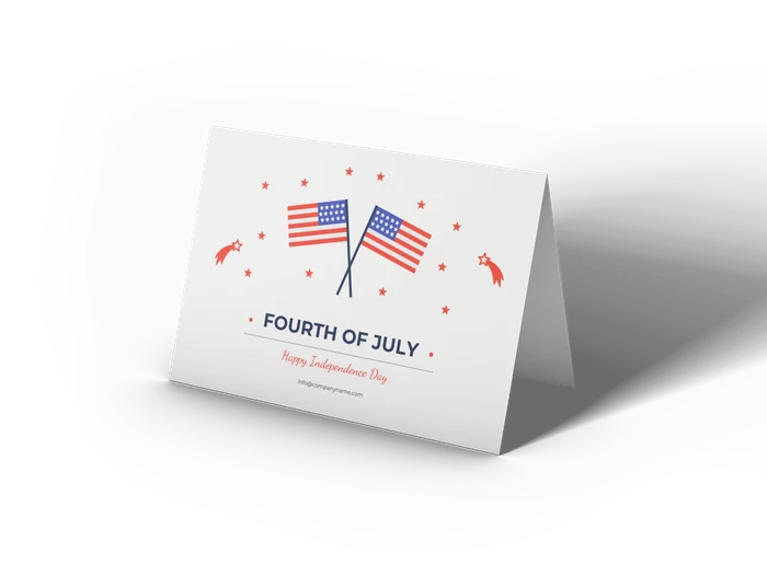 4th of july card templates