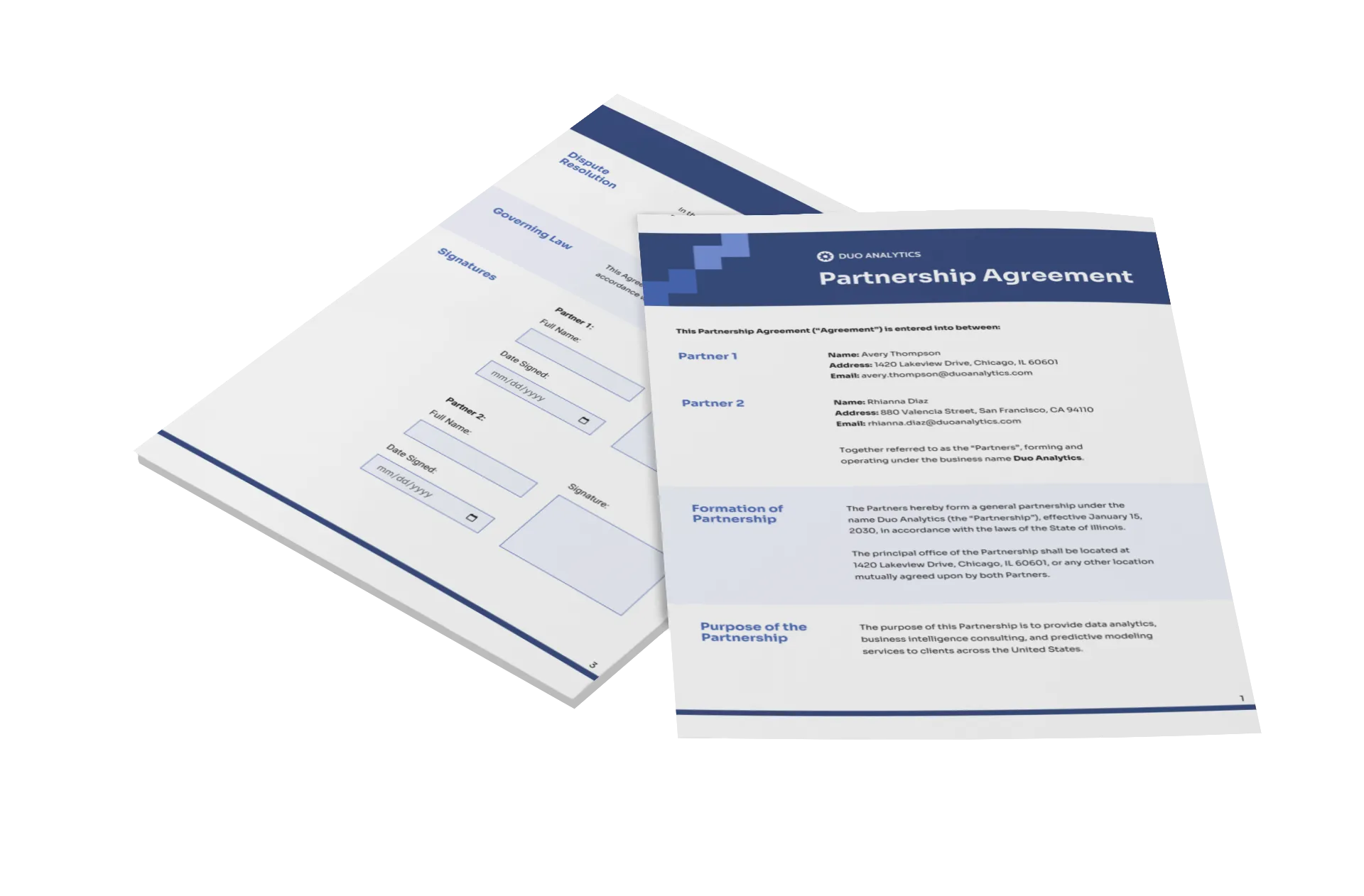 agreement contract templates