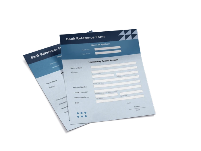 banking form templates
