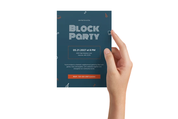 block party invitation templates