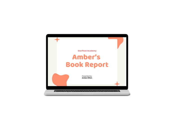 book report presentation templates