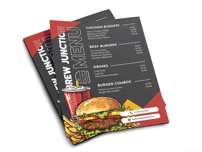 burger menu templates