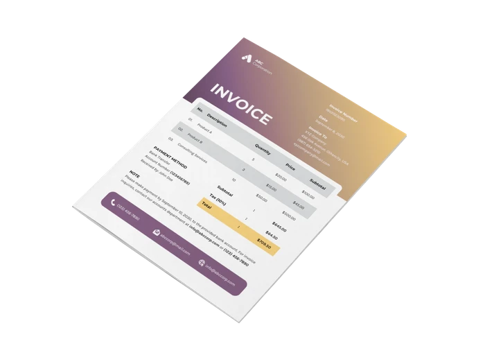business invoice templates