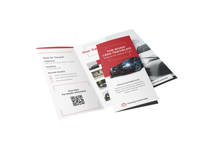 car brochure templates