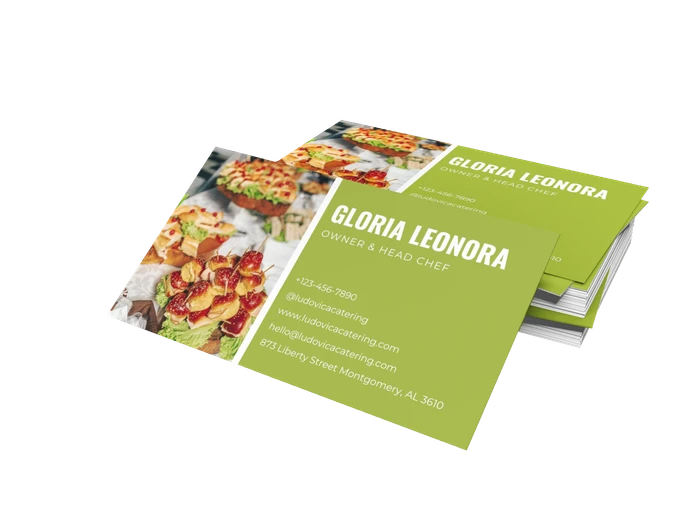 catering business cards