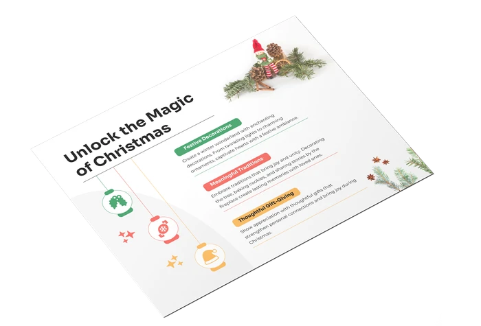 christmas infographics templates