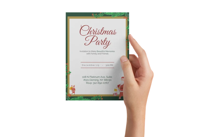 christmas invitation templates