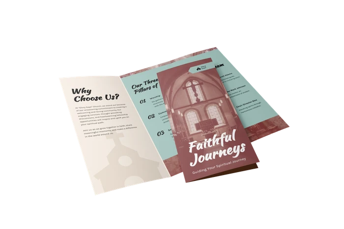 church brochure templates