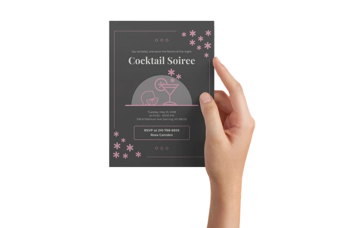 Vorlagen für Cocktaileinladungen