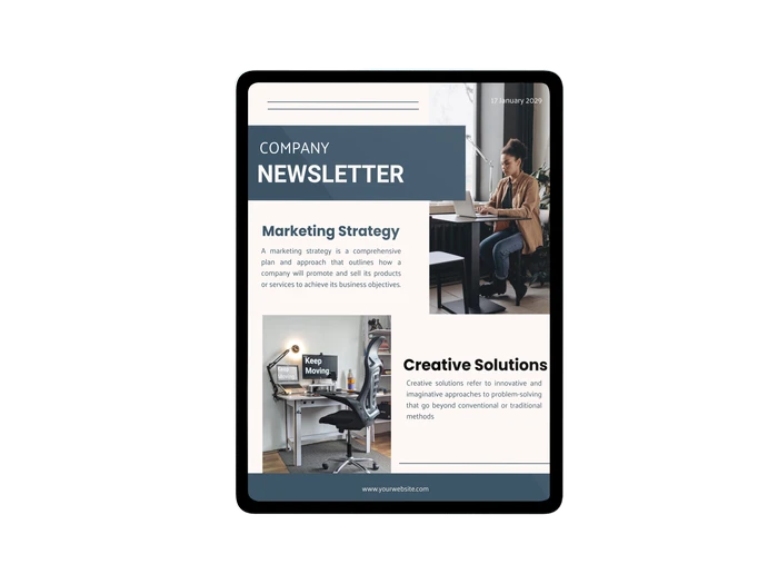 Company Newsletter Templates
