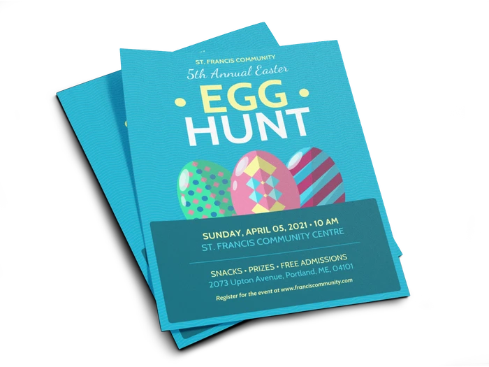 easter flyer templates