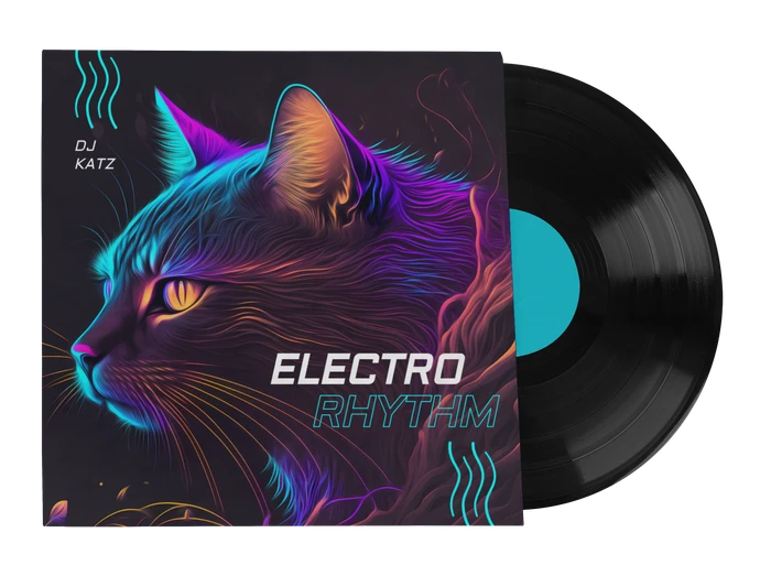 electronic music album cover templates