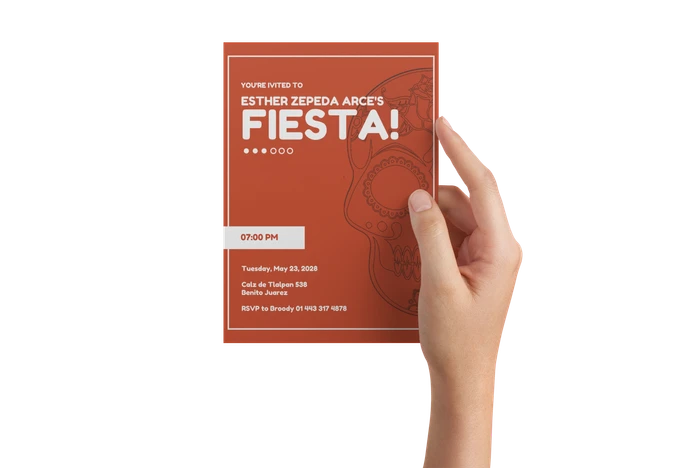 Fiesta -Einladungsvorlagen