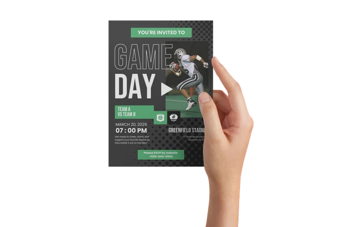 football invitation templates