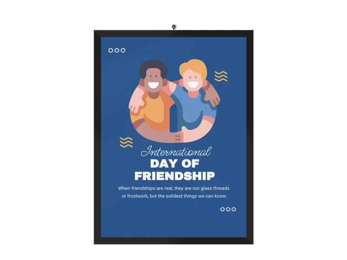 friendship poster templates