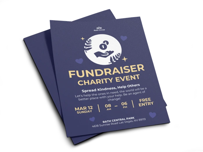 fundraiser flyer templates