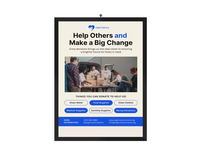 fundraising poster templates