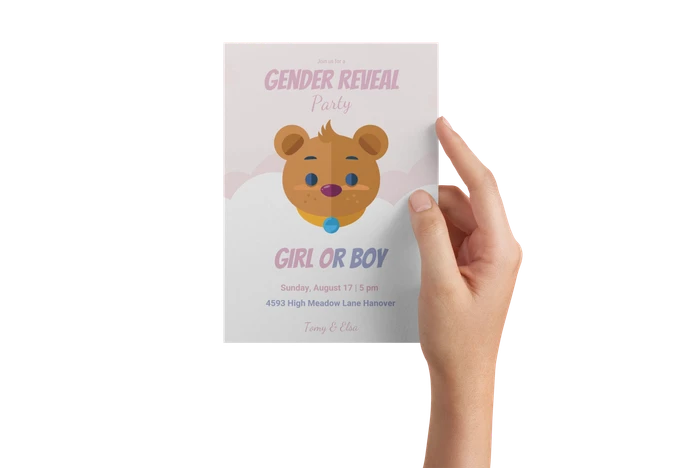 gender-reveal invitation templates