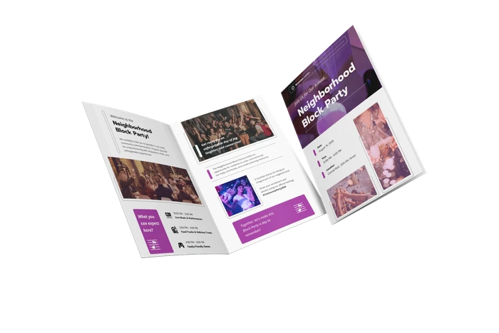 half-fold brochure templates