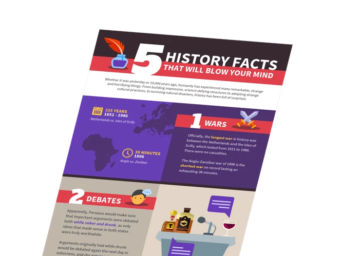 history infographics templates