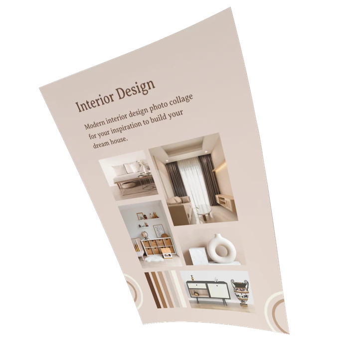 interior design collage templates