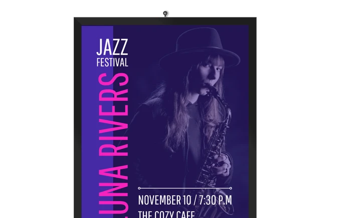 modèles d'affiches jazz