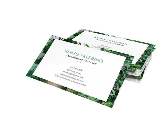landscaping business card templates
