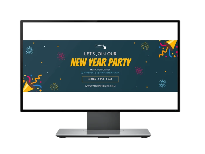 new year banner templates