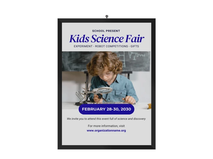 science fair poster templates